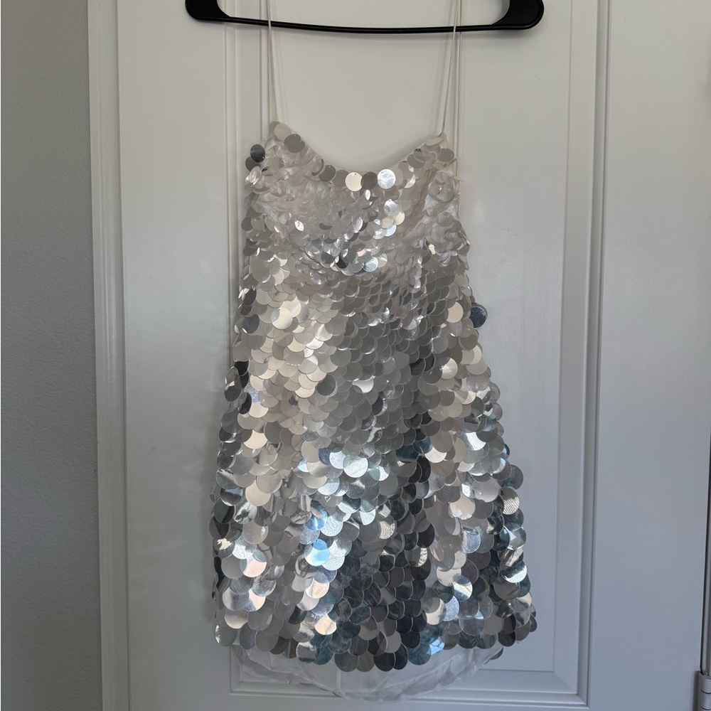 Retrofete Lainey Sequin Mini Dress XS - Picture 4 of 11